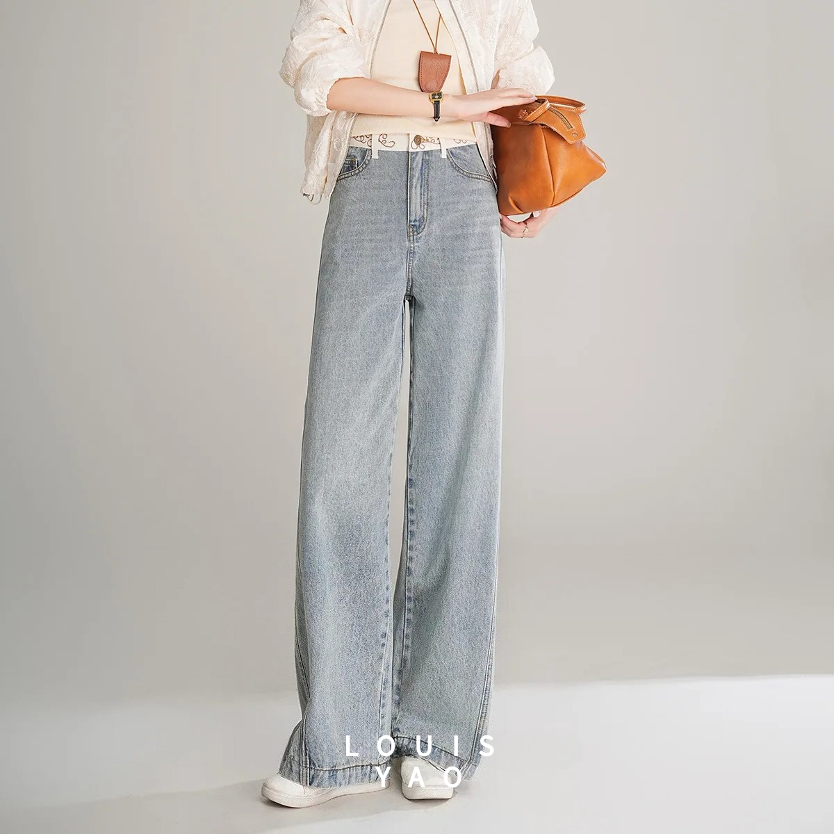Denim Shorts Women - Spodnie dżinsowe LOUISYAO w stylu retro
