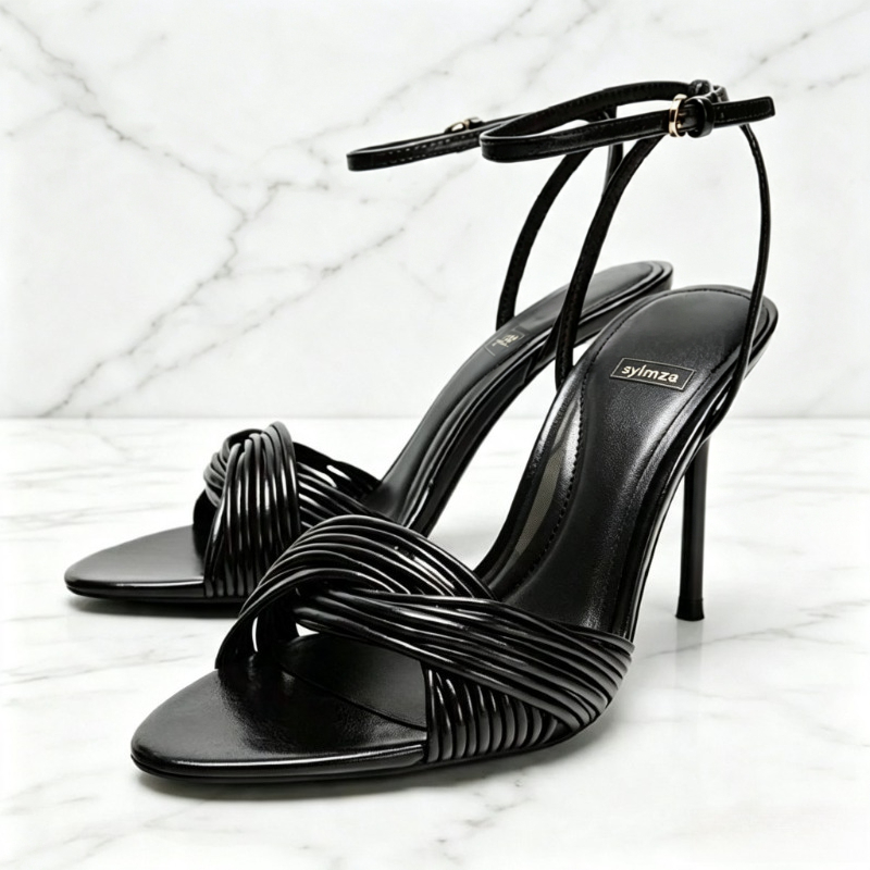 Women'S Fashion Brand Shoes - Sandały na szpilce z paskami z