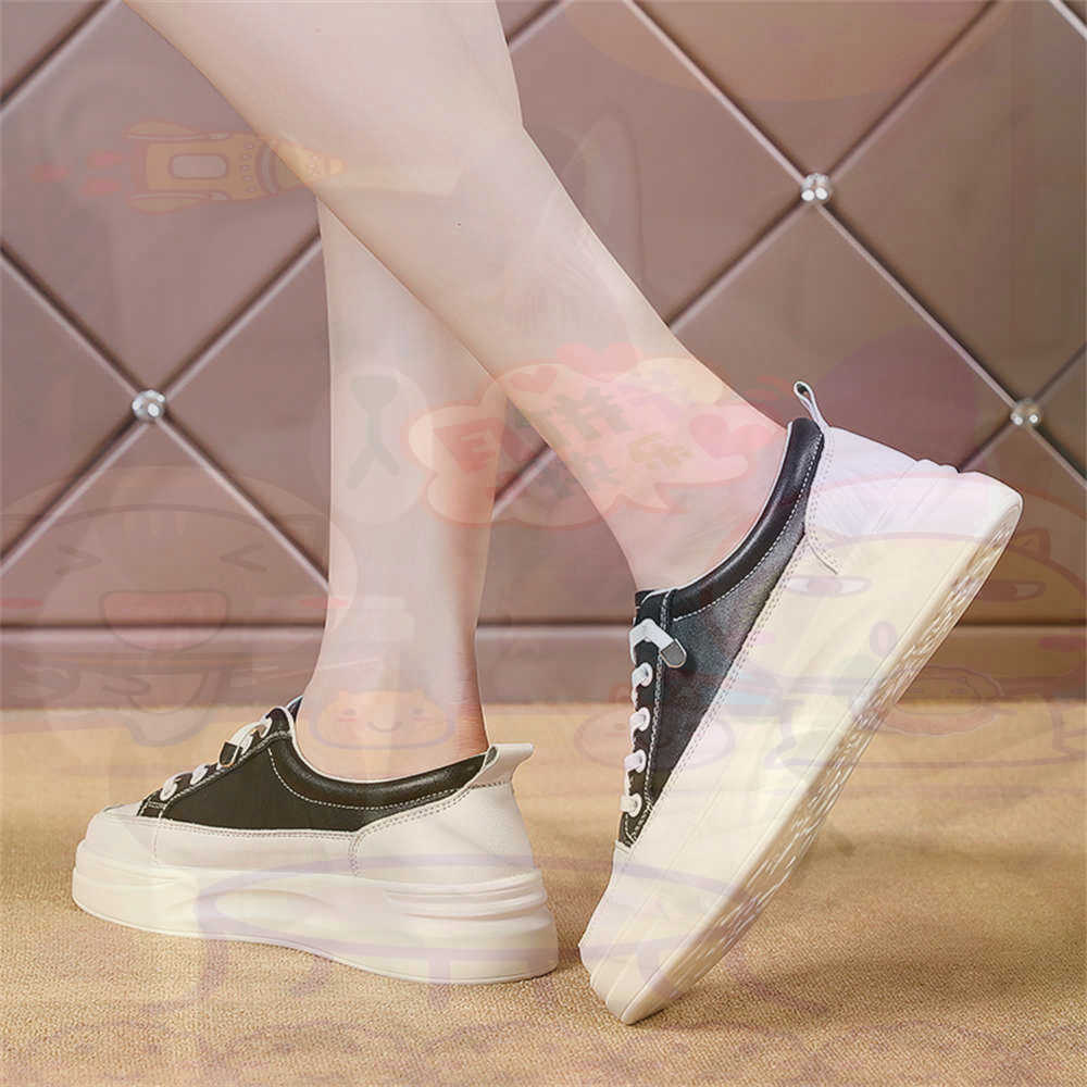Women Fashion Brand Name Ideas - Sznurowane mokasyny Chunky Loafers Woman Skateboarding