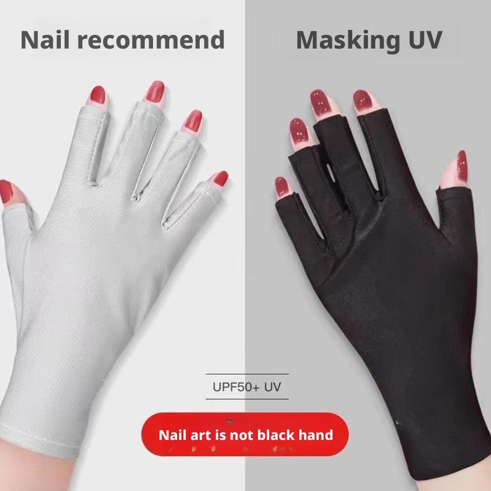 Women Fashion Gloves - Rękawiczki UV do paznokci, rękawiczki chroniące