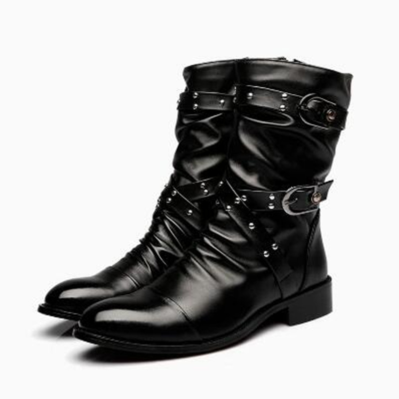Women Fashion Youtube - Modne męskie skórzane buty do połowy