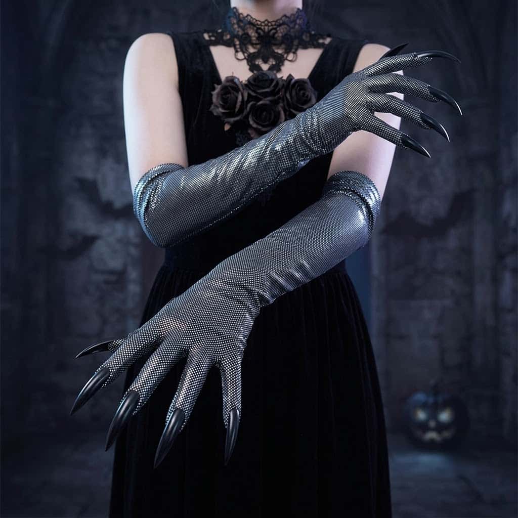 Women Fashion Gloves - Rękawy z pazurami w stylu Y2K