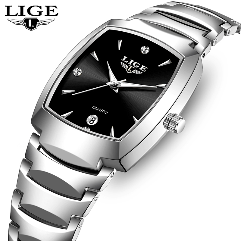 Women Fashion Simple - Zegarek LIGE damski biznesowy luksusowy zegarek