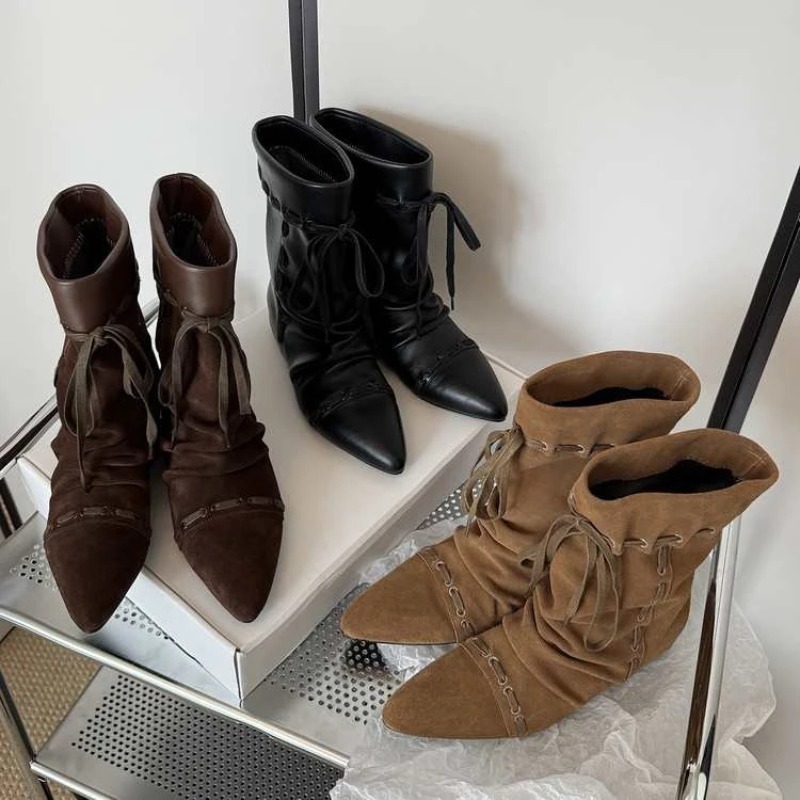 Women Fashion Youtube - Nowe luksusowe botki damskie na cienkim