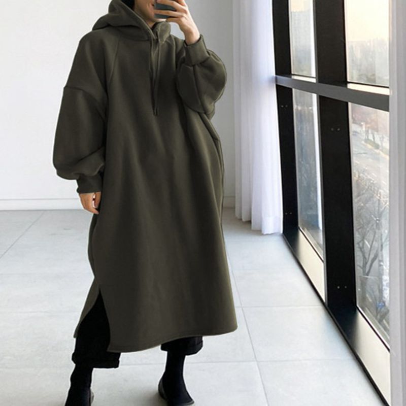 Women'S Fashion Hoodie - Jesienno-zimowy damski sweter sportowy z kapturem,
