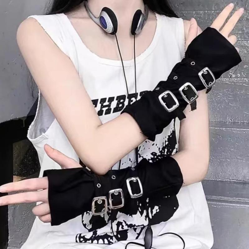 Women Fashion Gloves - Rękawiczki bez palców w stylu Y2K