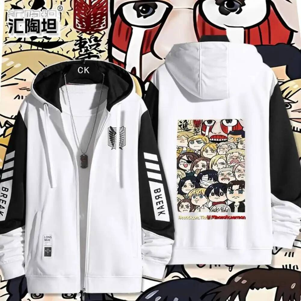 Women'S Fashion Hoodie - Kurtka z nadrukiem Ackerman Levi Mikasa·Ackerman