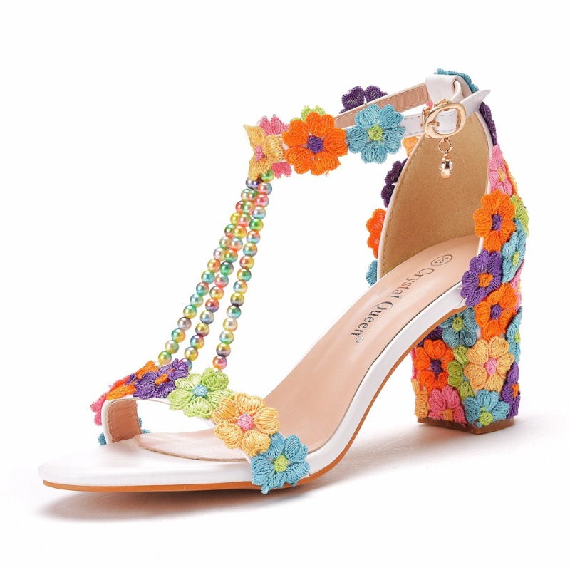 Women'S Fashion Brand Shoes - Nowe markowe damskie sandały na wysokim