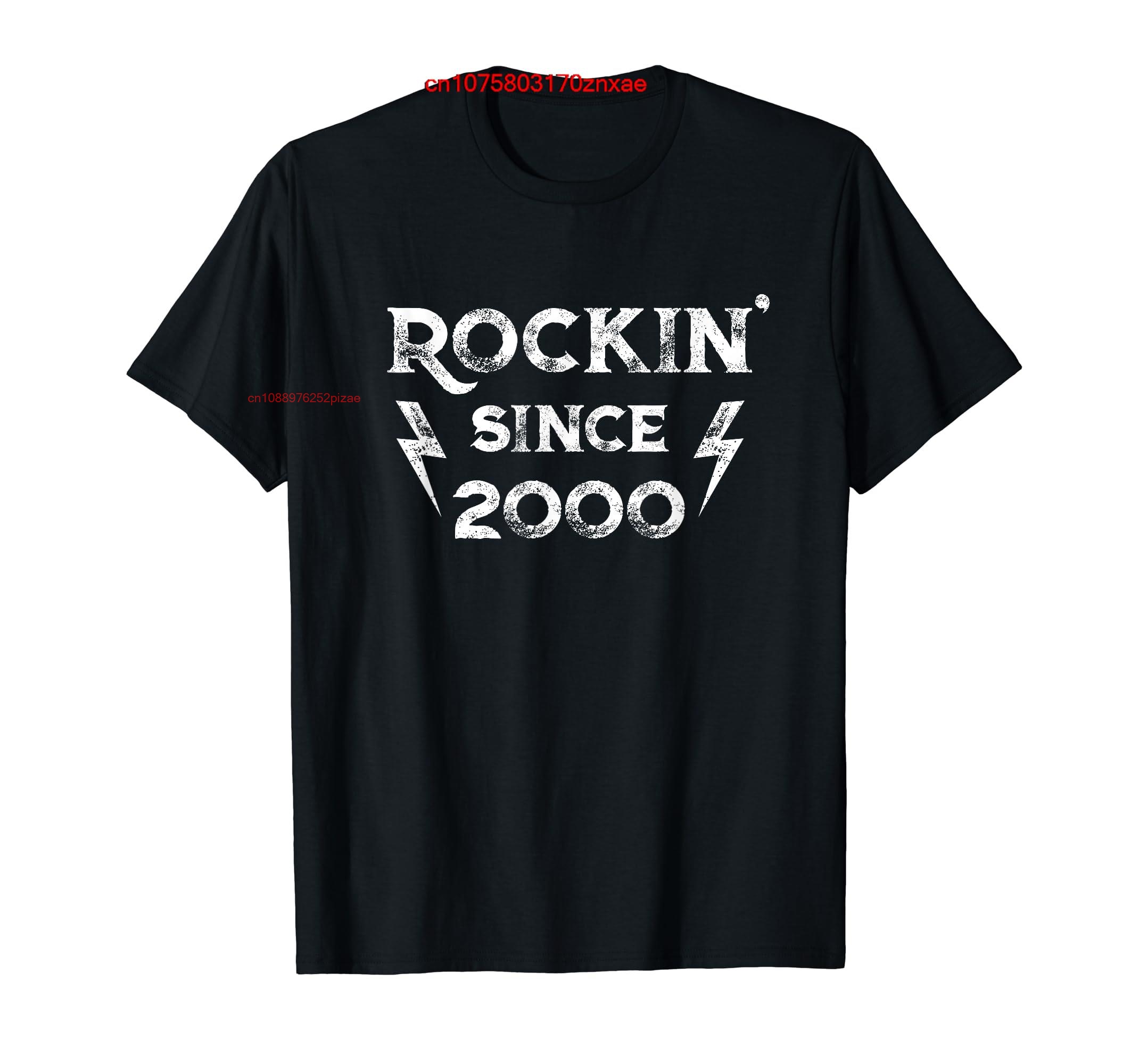 Women'S Fashion Year 2000 - 100% Bawełna 23 Lata: Klasyczny Rock
