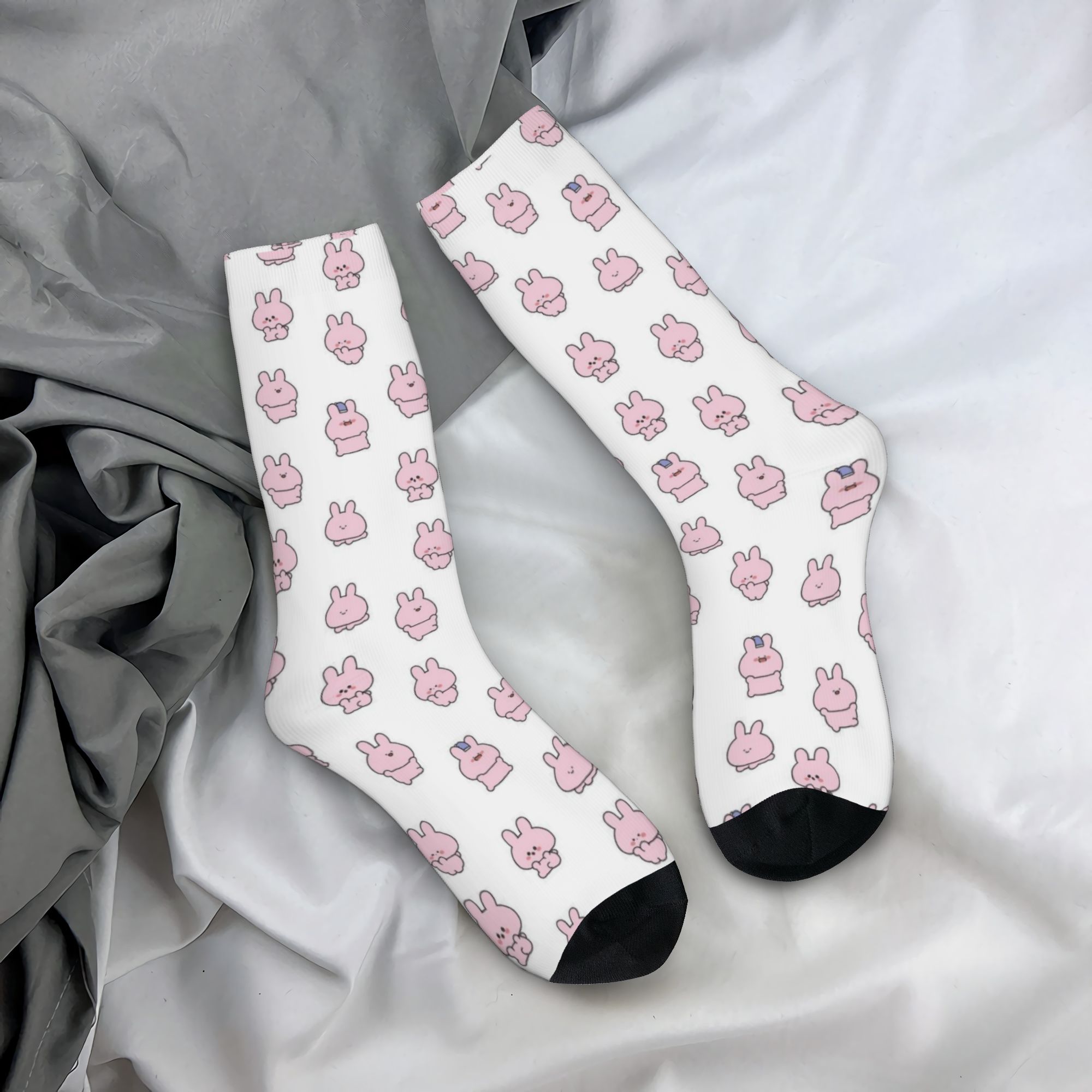 Women Fashion Youtube - Oryginalne skarpetki z motywem kreskówkowym A-Asamimichans,