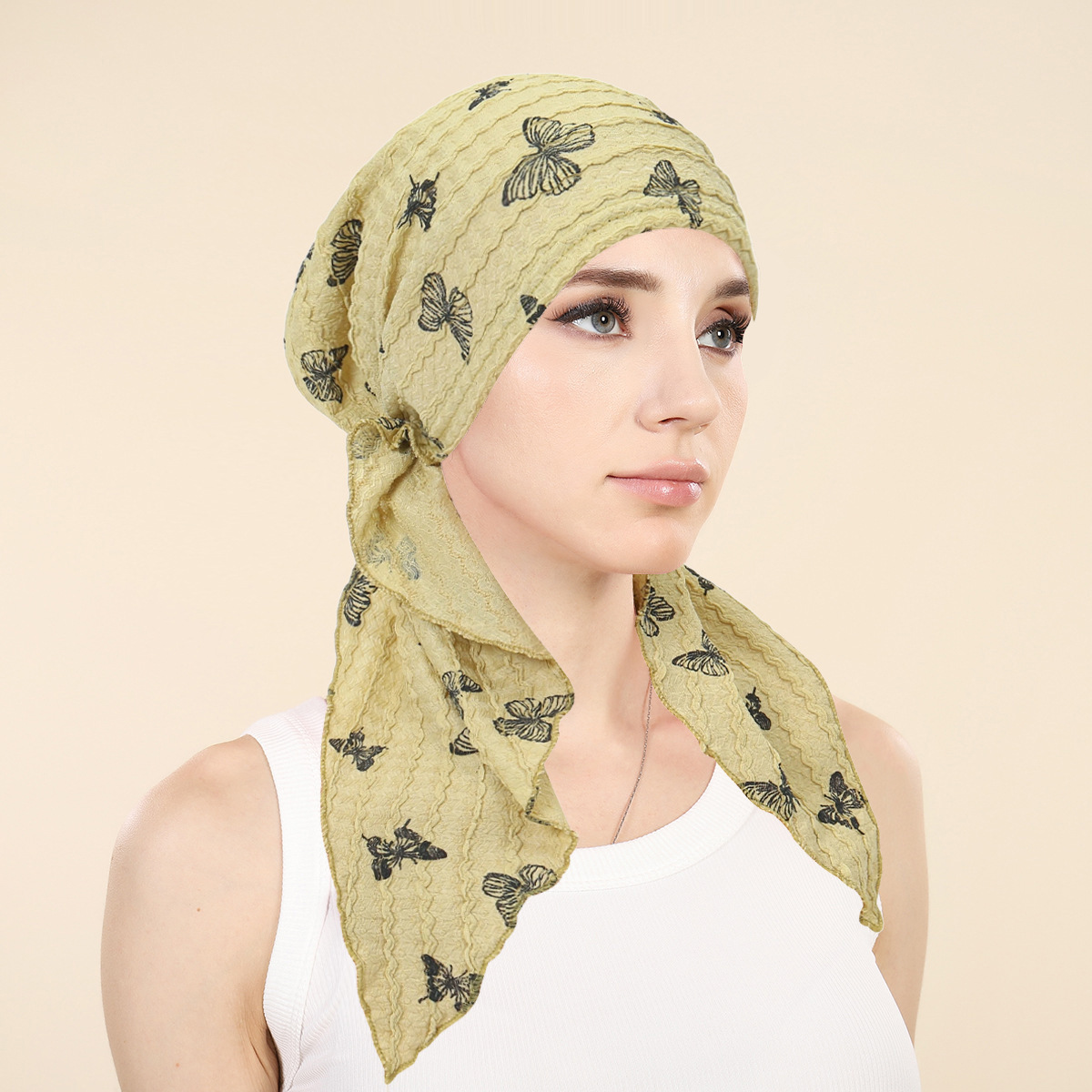 Women'S Fashion Headbands - Damskie muzułmańskie czepki hidżab, miękkie elastyczne