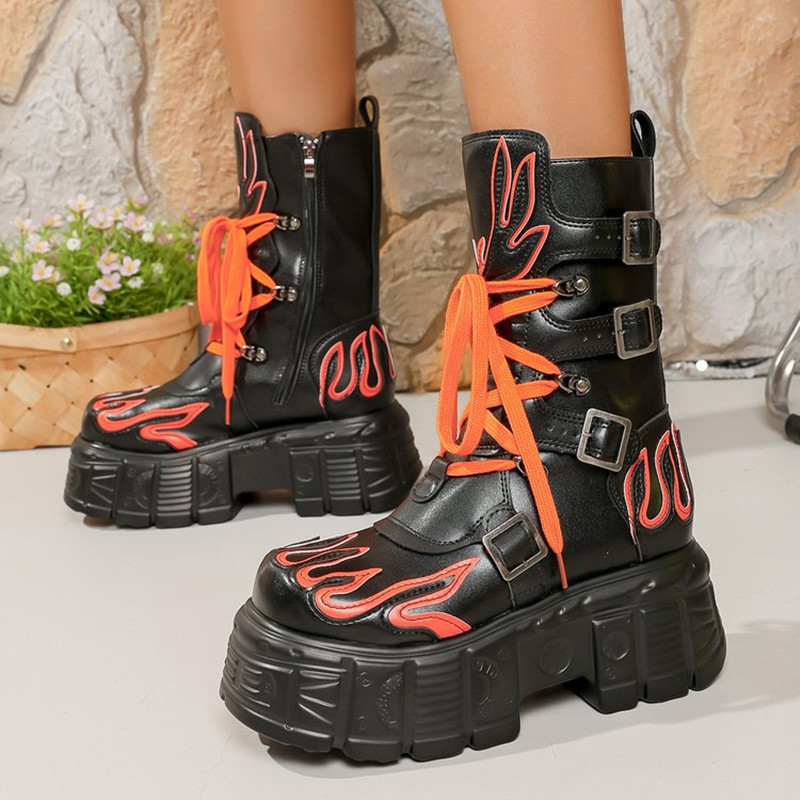 Women Fashion Youtube - Nowe Modne Retro Mroczne Hiszpańskie Punkowe