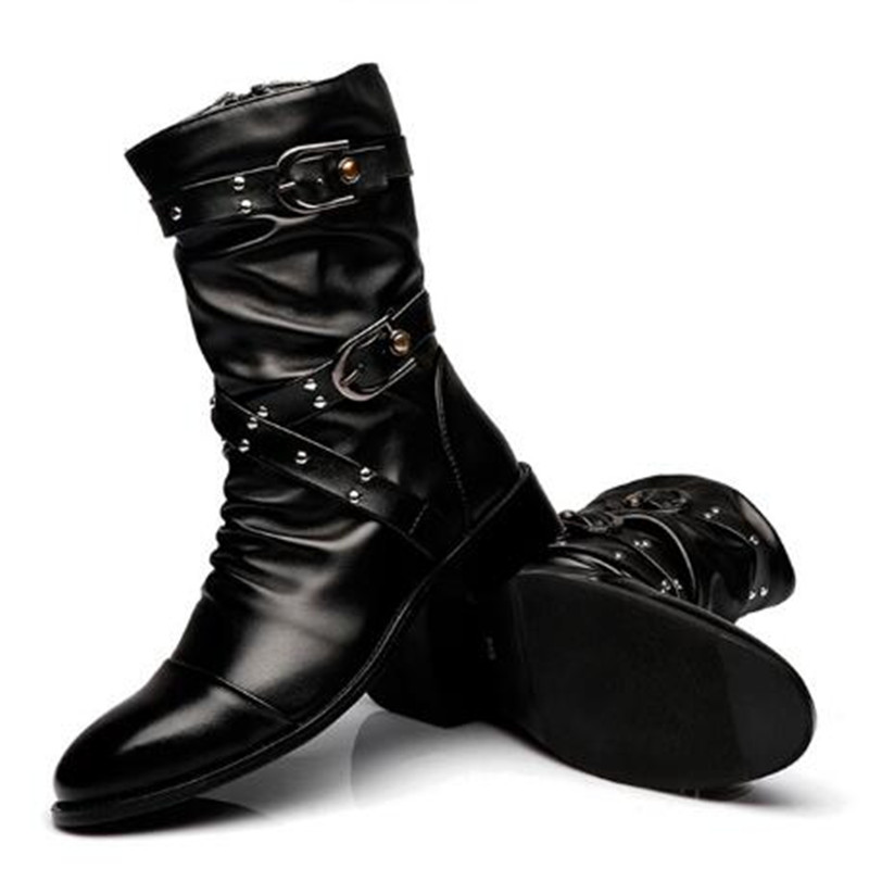 Women Fashion Youtube - Modne męskie skórzane buty do połowy