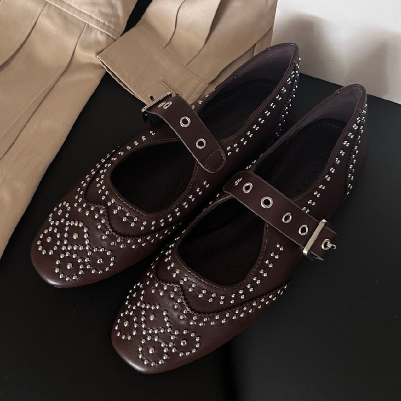 Damskie baleriny Mary Jane z o – Women'S Fashion Brand Shoes recenzja i cena