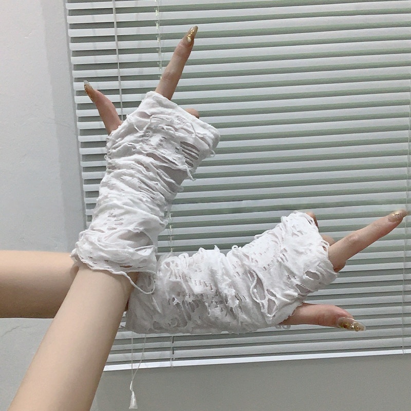 Rękawki ochronne na ramiona z  – Women Fashion Gloves recenzja i cena