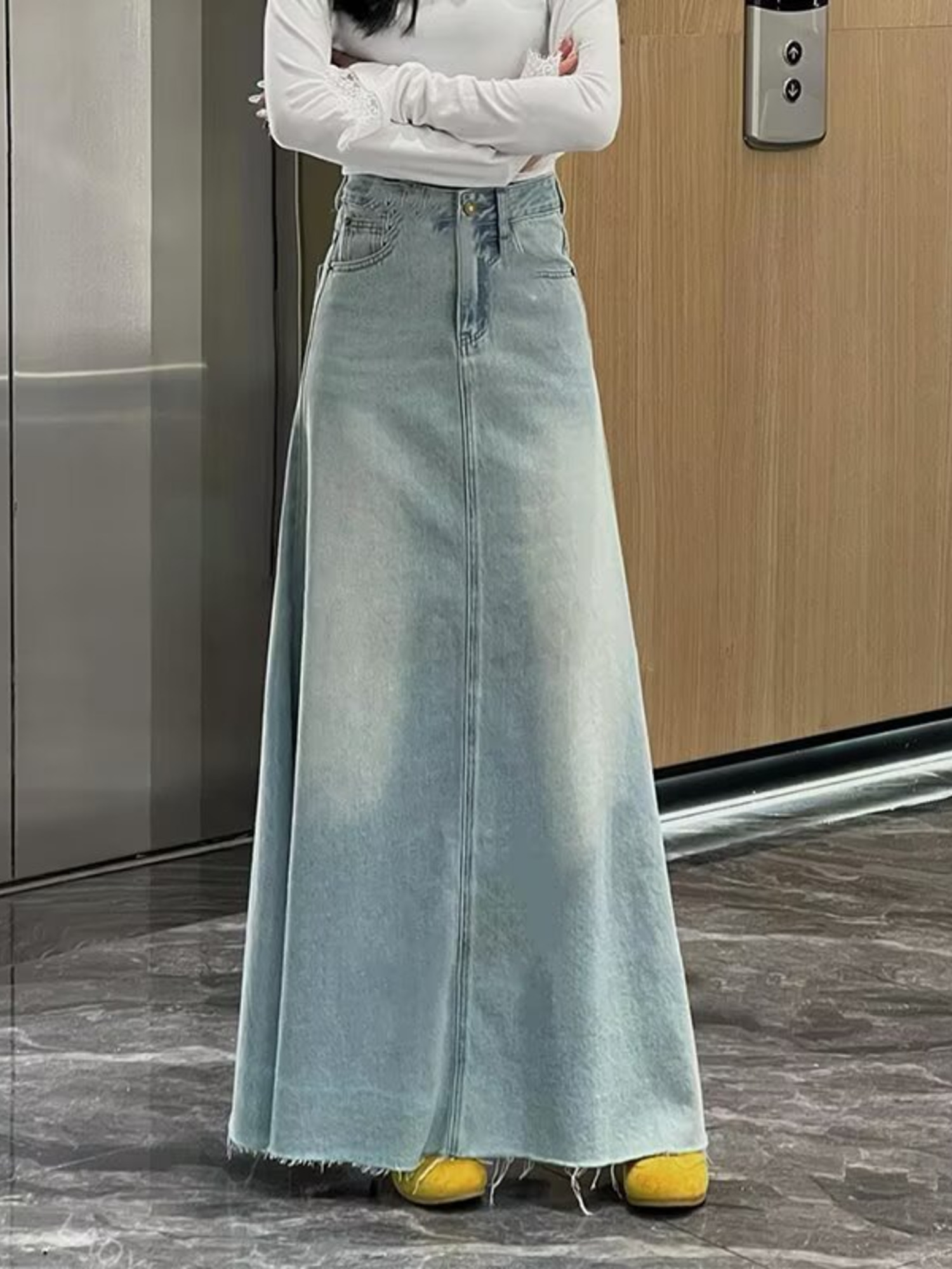 Damska spódnico-spodenki dżins – Denim Shorts Women recenzja i cena