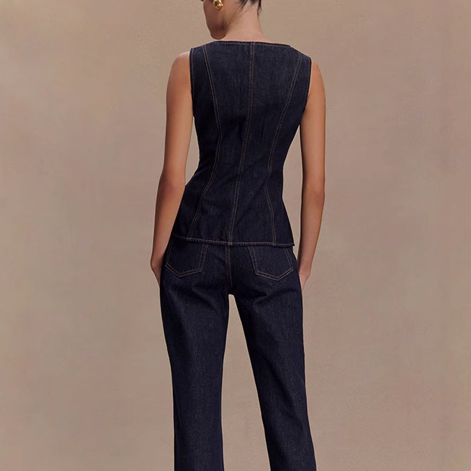 Letnie komplety damskie z deni – Women Fashion Jeans Top recenzja i cena