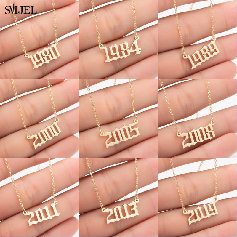 SMJEL Personalizowane Naszyjni – Women'S Fashion Year 2000 recenzja i cena