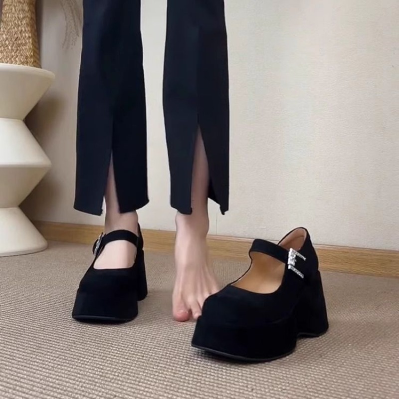 Grube Platformy Mary Jane Dams – Women'S Fashion Korea recenzja i cena