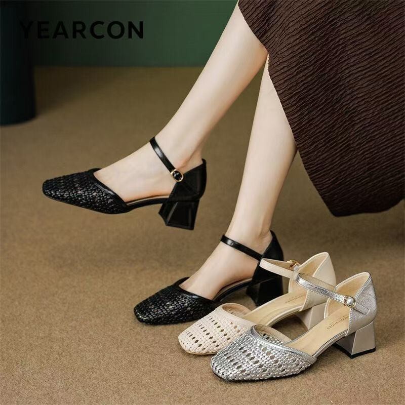Modne tkane ażurowe sandały na – Women'S Fashion Brand Shoes recenzja i cena