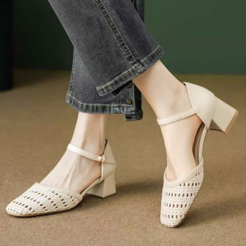 Modne tkane ażurowe sandały na – Women'S Fashion Brand Shoes recenzja i cena