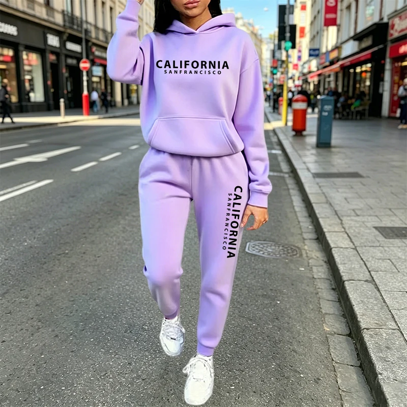 Miejski styl casual, komplet d – Women'S Fashion Hoodie recenzja i cena