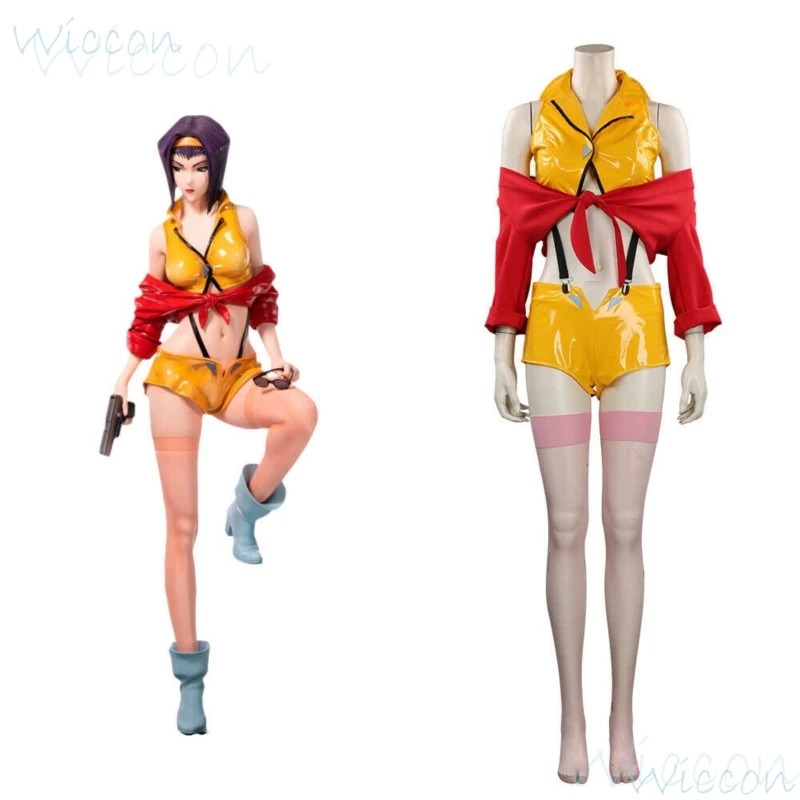 Kostium Cosplay Anime Faye Val – Knitted Vest Women recenzja i cena