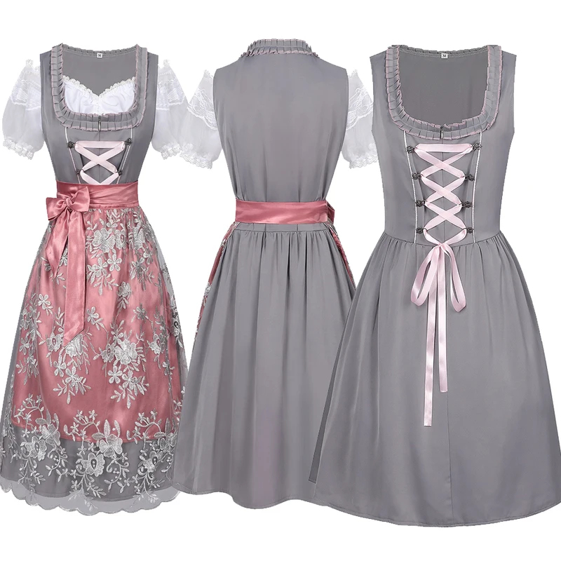 Strój Oktoberfest Retro Dirndl – Knitted Vest Women recenzja i cena