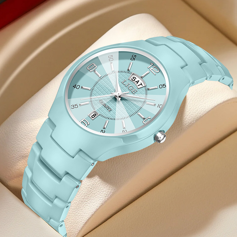 Zegarki damskie LIGE Luxury El – Women Fashion Simple recenzja i cena
