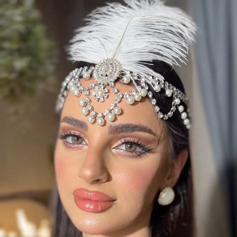 Vintage biała ozdoba do włosów – Women'S Fashion In 1920 recenzja i cena