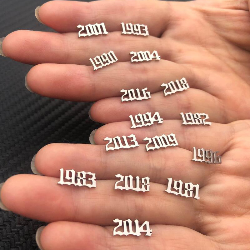 Mały numer roku Kolczyki ze st – Women'S Fashion Year 2000 recenzja i cena
