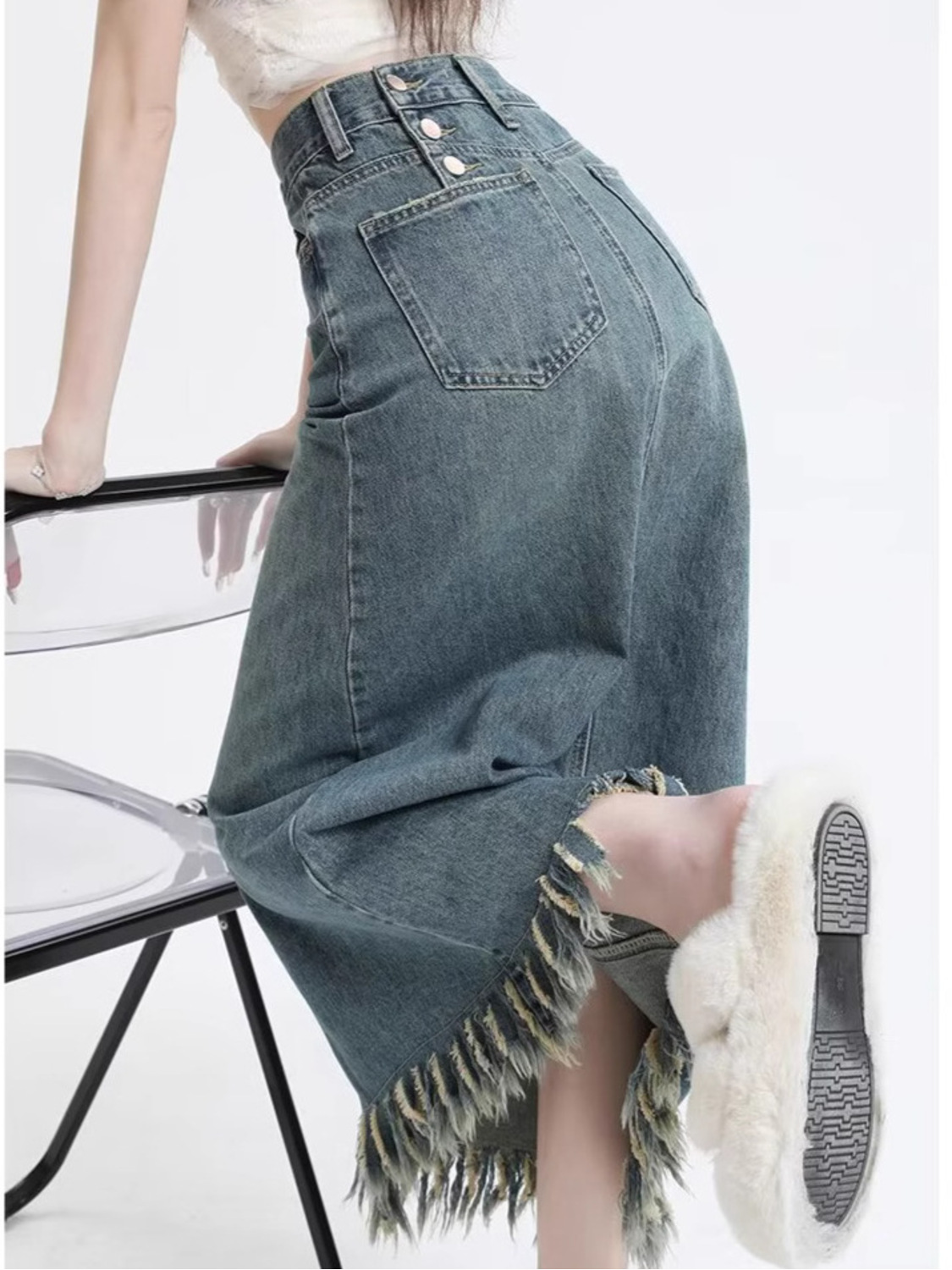 Damska spódnico-spodenki z wys – Denim Shorts Women recenzja i cena