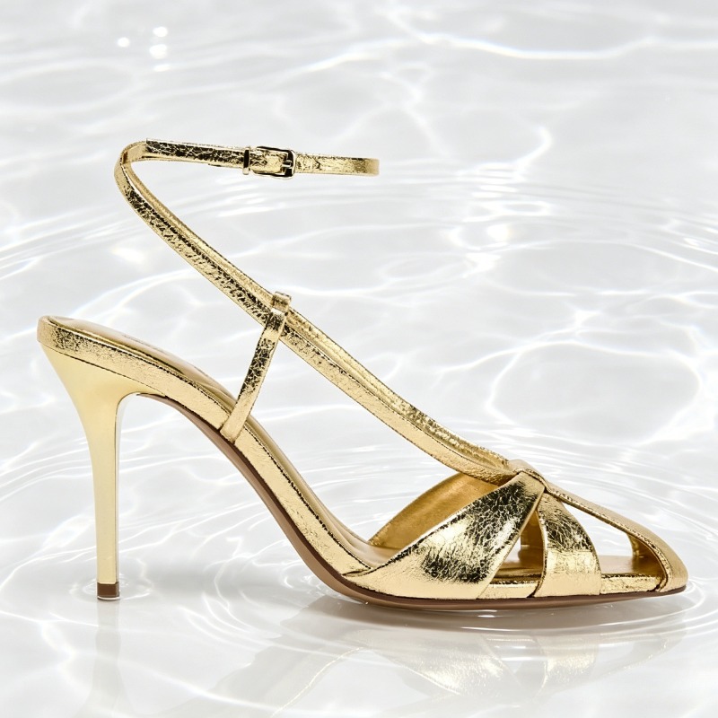 Złote Sandały Damskie na Cienk – Women'S Fashion Brand Shoes recenzja i cena
