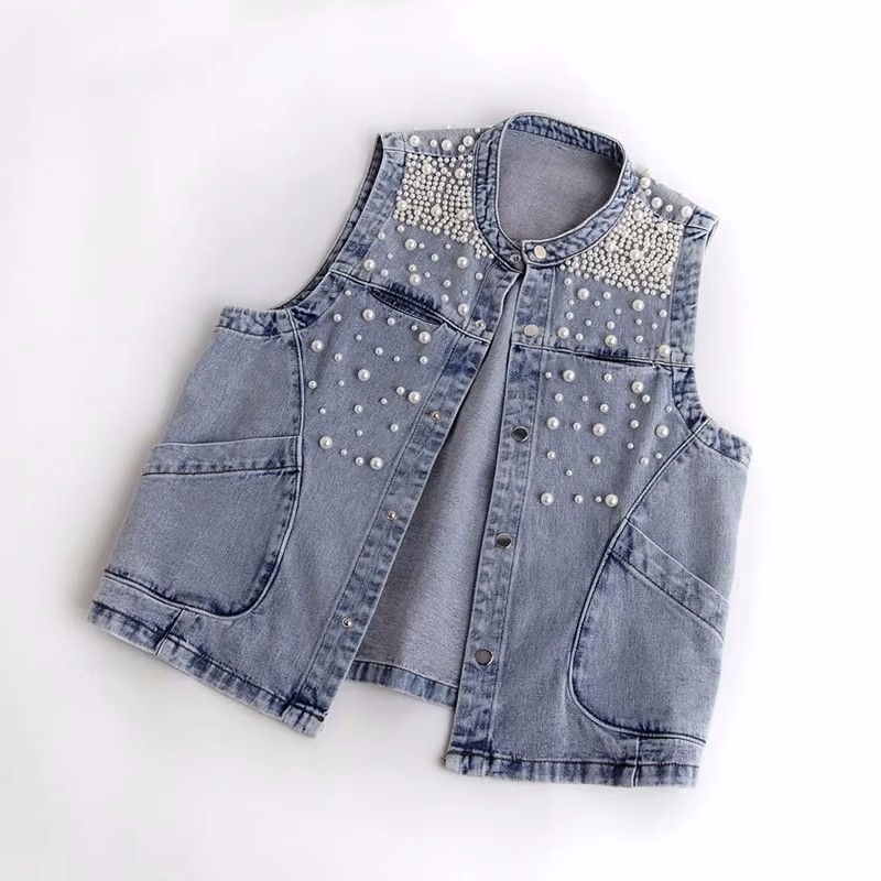2023 nowe letnie damskie zrosz – Women Fashion Jeans Top recenzja i cena