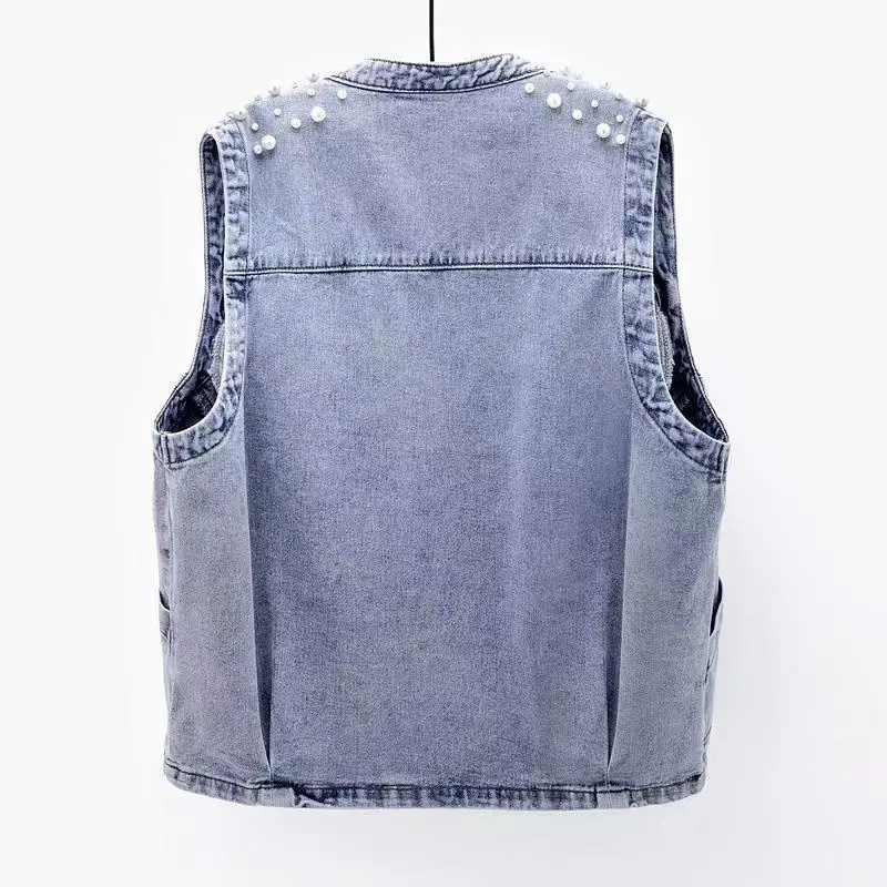 2023 nowe letnie damskie zrosz – Women Fashion Jeans Top recenzja i cena