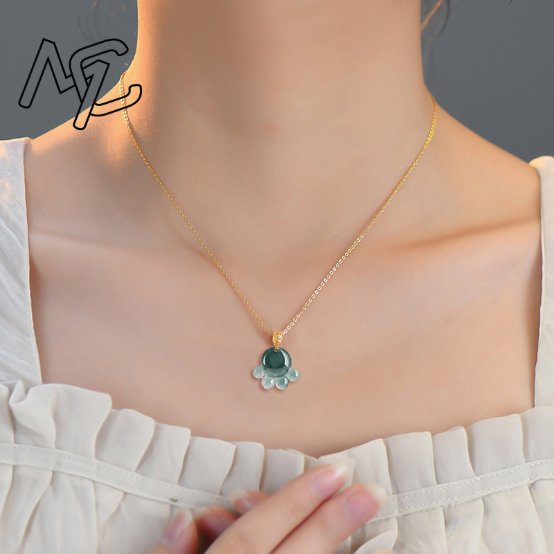 Naturalny Prawdziwy Szmaragdow – Women Fashion Necklace recenzja i cena