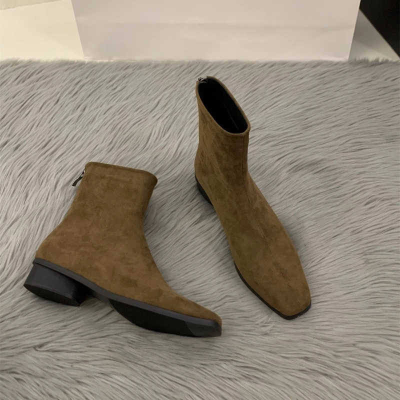 Botki damskie eleganckie, krót – Women'S Fashion Korea recenzja i cena