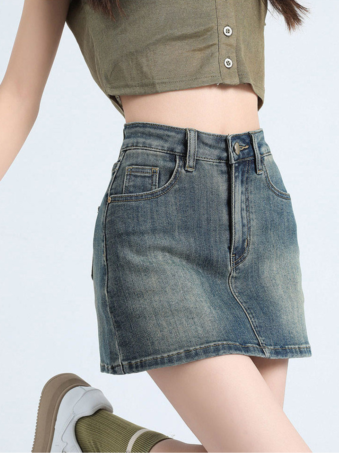 Damska spódnico-spodenki z den – Denim Shorts Women recenzja i cena